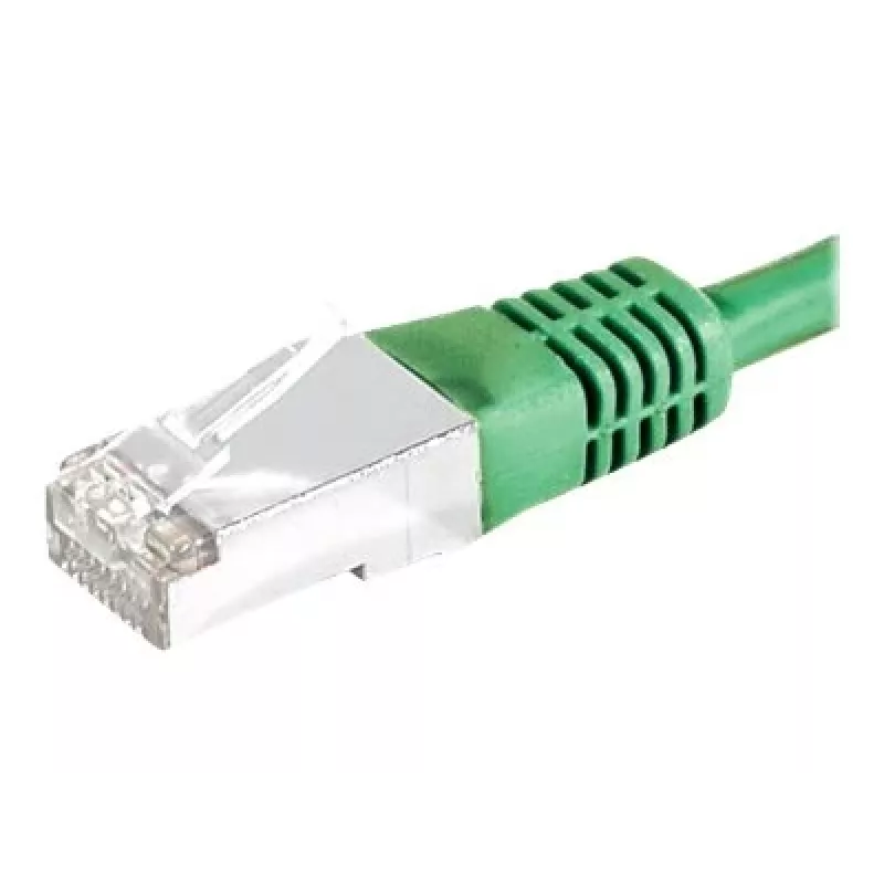 EXERTIS CONNECT Cabo de rede Cat.6A S/FTP, 0,5 m, verde 858345