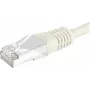 EXERTIS CONNECT Cabo de rede Cat6 S/FTP, PiMF, cinzento, 0,5 m, Slim Snagless 856828