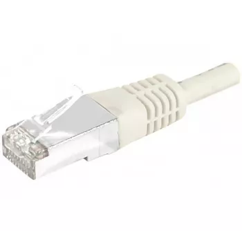 EXERTIS CONNECT Cabo de rede Cat6 S/FTP, PiMF, cinzento, 0,5 m, Slim Snagless 856828