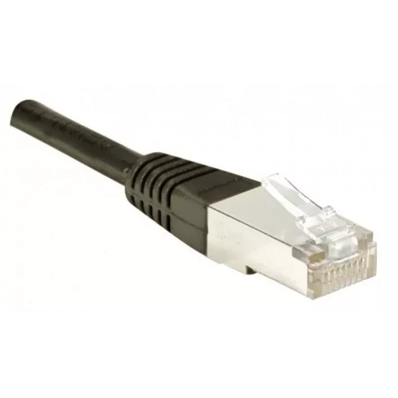 EXERTIS CONNECT Cabo de rede Cat.6 S/FTP, PiMF, preto, 3 m 856879