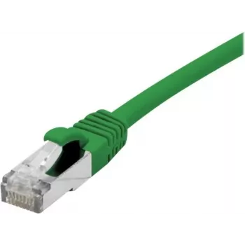 EXERTIS CONNECT Cabo de rede Cat 6A S/FTP, 1,5 m, verde, Slim Snagless 858437