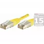 EXERTIS CONNECT Cabo de rede Cat.5e F/UTP, 0,3 m, amarelo 857090