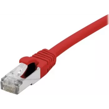 EXERTIS CONNECT Cabo de rede Cat 6A S/FTP, vermelho, 0,5 m, slim snagless boot 858467