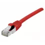 EXERTIS CONNECT Cabo de rede S/FTP Cat 6A, vermelho, 15 m, slim boot 858475