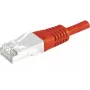 EXERTIS CONNECT Cabo de rede CAT.6A S/FTP, 0,5 m, vermelho 858301
