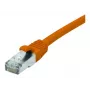 EXERTIS CONNECT Cabo de rede Cat 6A S/FTP, 0,5 m, laranja 858531