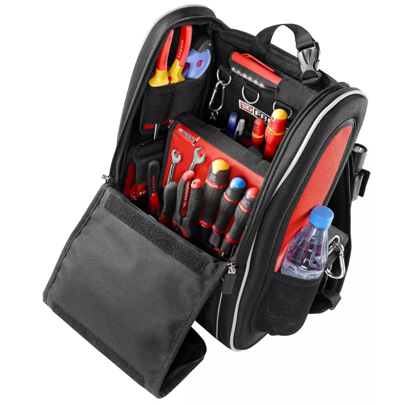 Facom BS.MCBPB Mochila de ferramentas 20 L preto/vermelho vazia