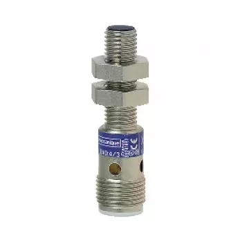 TMSS GERMANY OsiSense XS6 Sensor de proximidade indutivo M8, PNP NO, conector M12, distância de deteção 2,5 mm, XS608B1PAM12