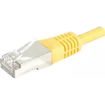 EXERTIS CONNECT 858336 Cabo patch Cat.6A S/FTP, 7,5 m, amarelo, capa fina