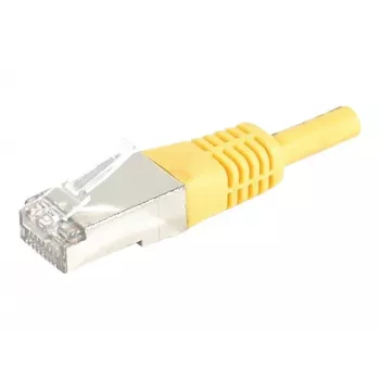 EXERTIS CONNECT 858336 Cabo patch Cat.6A S/FTP, 7,5 m, amarelo, capa fina