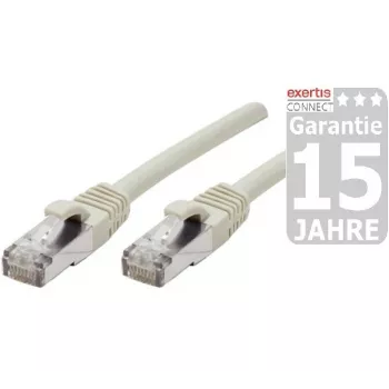 Exertis Connect 858413 Cabo de rede Cat6a S/FTP, 25 m, cinzento