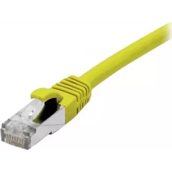 EXERTIS CONNECT 858418 Cabo patch Cat 6A S/FTP, 0,3 m, amarelo, capa fina