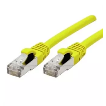 EXERTIS CONNECT 858418 Cabo patch Cat 6A S/FTP, 0,3 m, amarelo, capa fina