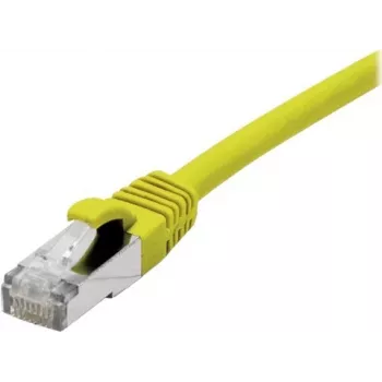 EXERTIS CONNECT 858419 Cabo patch Cat 6A S/FTP, 0,5 m, amarelo, capa fina