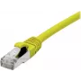 EXERTIS CONNECT 858419 Cabo patch Cat 6A S/FTP, 0,5 m, amarelo, capa fina