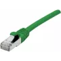 Exertis Connect 858436 Cabo de rede Cat6a S/FTP, 1 m, verde