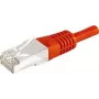 EXERTIS CONNECT Cabo de rede CAT.6a F/UTP, vermelho, 20 m, 10 Gbps, RJ45, Slim Strain Relief 859541