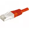 EXERTIS CONNECT Cabo de rede CAT.6a F/UTP, vermelho, 20 m, 10 Gbps, RJ45, Slim Strain Relief 859541