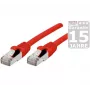 Exertis Connect Dexlan Cabo de rede CAT 6a SFTP, ficha RJ-45 macho para ficha RJ-45 macho, 20 m, sem halogéneos, moldado, snagless, vermelho 858476