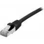 EXERTIS CONNECT Cabo de rede Cat 6A S/FTP, 20 m, preto 858492