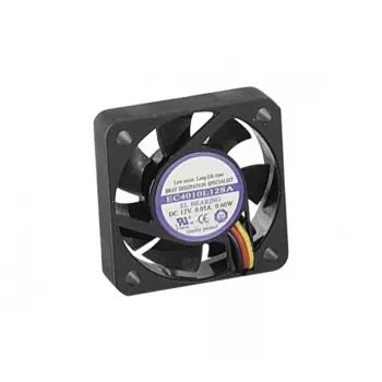 Exertis Connect Ventoinha de caixa 40 mm – rolamento de deslizamento duradouro, 3 pinos, 2500 RPM, 19 dBA, preto 910181