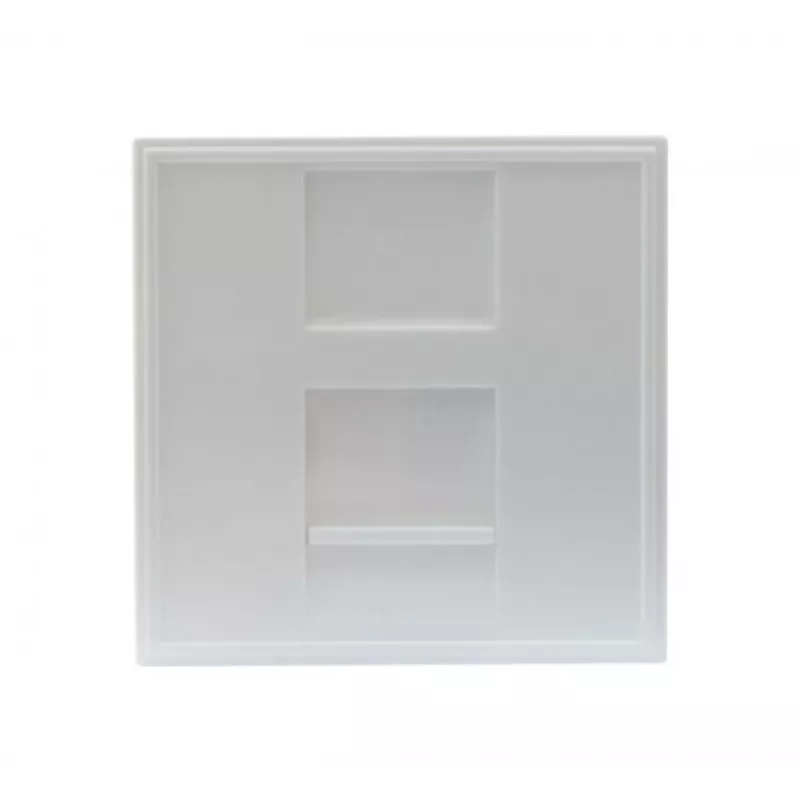 EXERTIS CONNECT Dexlan Módulo central 45 x 45 mm para 1 módulo keystone, branco sinal RAL 9003 (911722)
