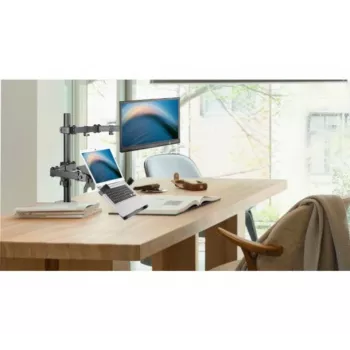 EXERTIS CONNECT conjunto de suporte de mesa para monitor e portátil, 13-32 polegadas, aço, grampo de haste/bucha, braços articulados, VESA 75/100 915170