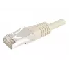 EXERTIS CONNECT cabo de rede Cat.6a F/UTP, 3,0 m, cinzento, 10 Gbps, Slim Snagless Boot 859506
