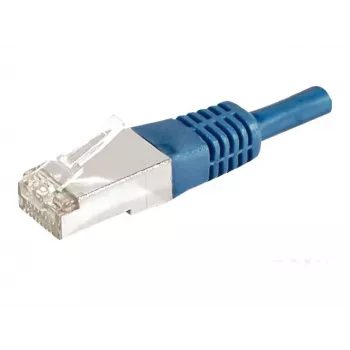 EXERTIS CONNECT cabo de rede Cat.6a F/UTP, 0,5 m, azul, 10 Gbps 859517