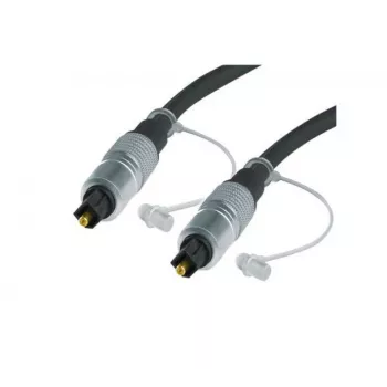 Exertis Connect cabo de áudio ótico profissional - 1,0 m Toslink de alta qualidade, dourado (987997)