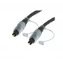 Exertis Connect cabo de áudio ótico profissional - 1,0 m Toslink de alta qualidade, dourado (987997)