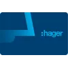 Hager RTH303X cartão transponder para posto exterior com ecrã tátil de vídeo ODT 2.0
