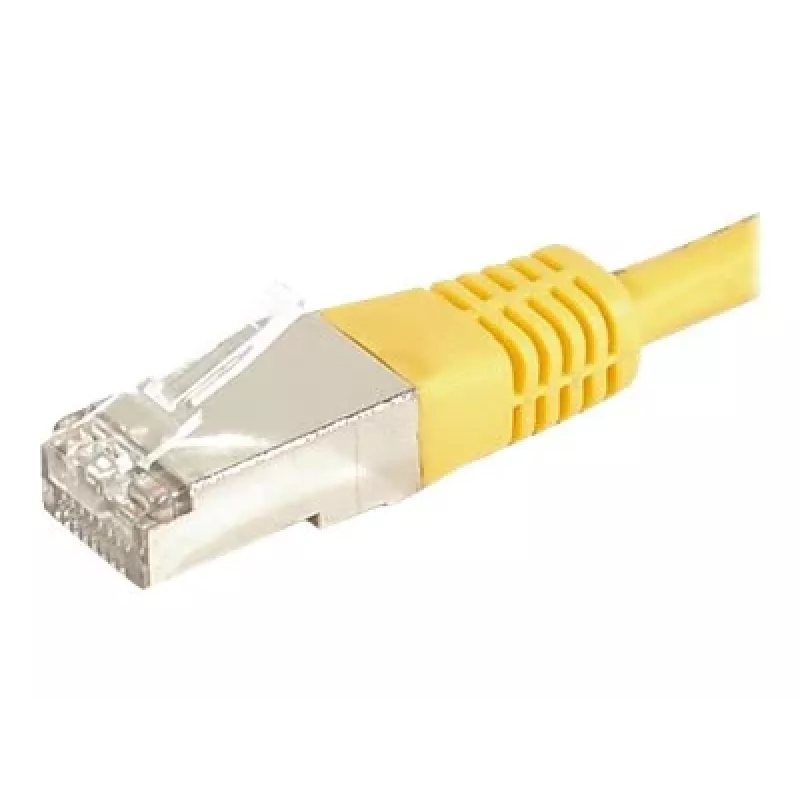 EXERTIS CONNECT cabo de rede Cat.6a F/UTP, amarelo, 0,5 m, 10 Gbps 859562