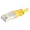 EXERTIS CONNECT Cabo de rede Cat.6a F/UTP, RJ45, amarelo, 1,5 m, 10 Gbps 859564