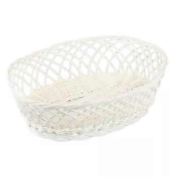 KESPER Cesto de arrumação retangular branco 31x23,5x8,5 cm