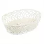 KESPER Cesto de arrumação retangular branco 31x23,5x8,5 cm