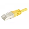 EXERTIS CONNECT Cabo de rede Cat.6a F/UTP, 20 m, amarelo, 10 Gbps, Slim Snagless Boot 859571