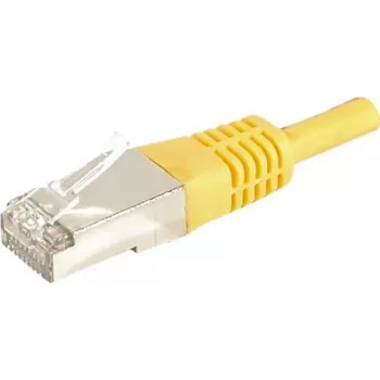 EXERTIS CONNECT 859572 Cabo patch Cat.6a F/UTP, 25 m, amarelo, 10 Gbps, capa fina