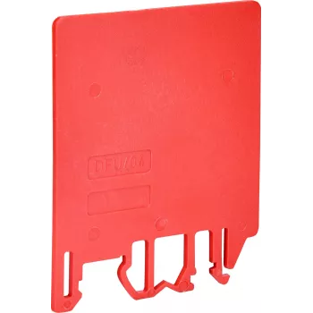ETI ESC-DFU/4/R Elemento separador de conector fêmea para terminal de série e terminal de neutro - vermelho (003903013)