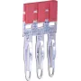 ETI ESC-PTP4/03/R Ponte de ligação transversal, 3 polos, vermelha, para terminais de série ESC-CBC.4 & ESC-CBC.4B 003903029