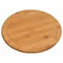 Kesper Tábua de corte redonda em bambu 30 cm