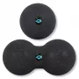 SCHILDKRÖT conjunto de massagem duplo, 2 peças: 1 bola amendoim (aprox. 80 x 160 mm), 1 bola de massagem - 1 unid. (960134)