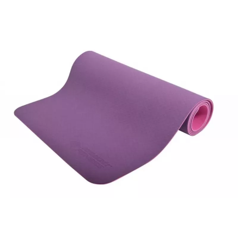 SCHILDKROT tapete de ioga bicolor, 4 mm, violeta/rosa, sem PVC, antiderrapante, 1830 x 610 mm 960269