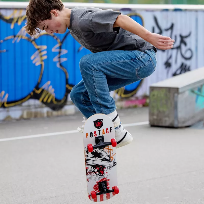 Skateboard completo SCHILDKRÖT Grinder 31 polegadas Wolf Deck 510682