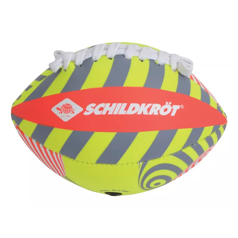 SCHILDKROT bola de futebol americano mini em neoprene, tamanho 2, superfície têxtil macia, resistente à água salgada, 1 unid. (970346)