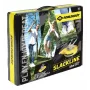 SCHILDKRÖT conjunto de slackline 15 m amarelo, 50 mm de largura com tensor de catraca – kit de treino de equilíbrio 970701