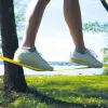 SCHILDKRÖT conjunto de slackline 15 m amarelo, 50 mm de largura com tensor de catraca – kit de treino de equilíbrio 970701