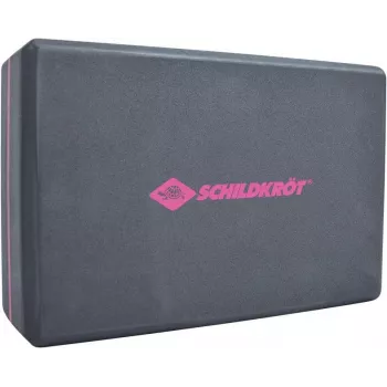 Schildkröt Fitness bloco de ioga – preto – espuma EVA – 225 x 150 x 75 mm – 150 g 960136