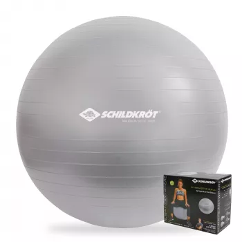SCHILDKROT Bola de ginástica 65 cm prateado Anti-Burst 960156
