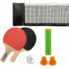 DONIC SCHILDKRÖT Conjunto de mini ténis de mesa – 2 raquetes FSC (140 x 90 mm), bola, rede 788460